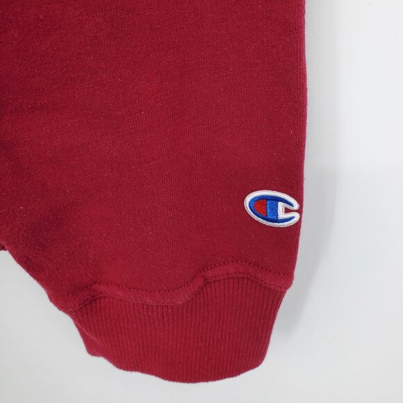 Champion Maroon Women's Long Sleeved Pullover Crewneck Sweater Size XL - Picture 9 of 10
